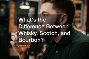 bourbon vs whiskey vs scotch taste